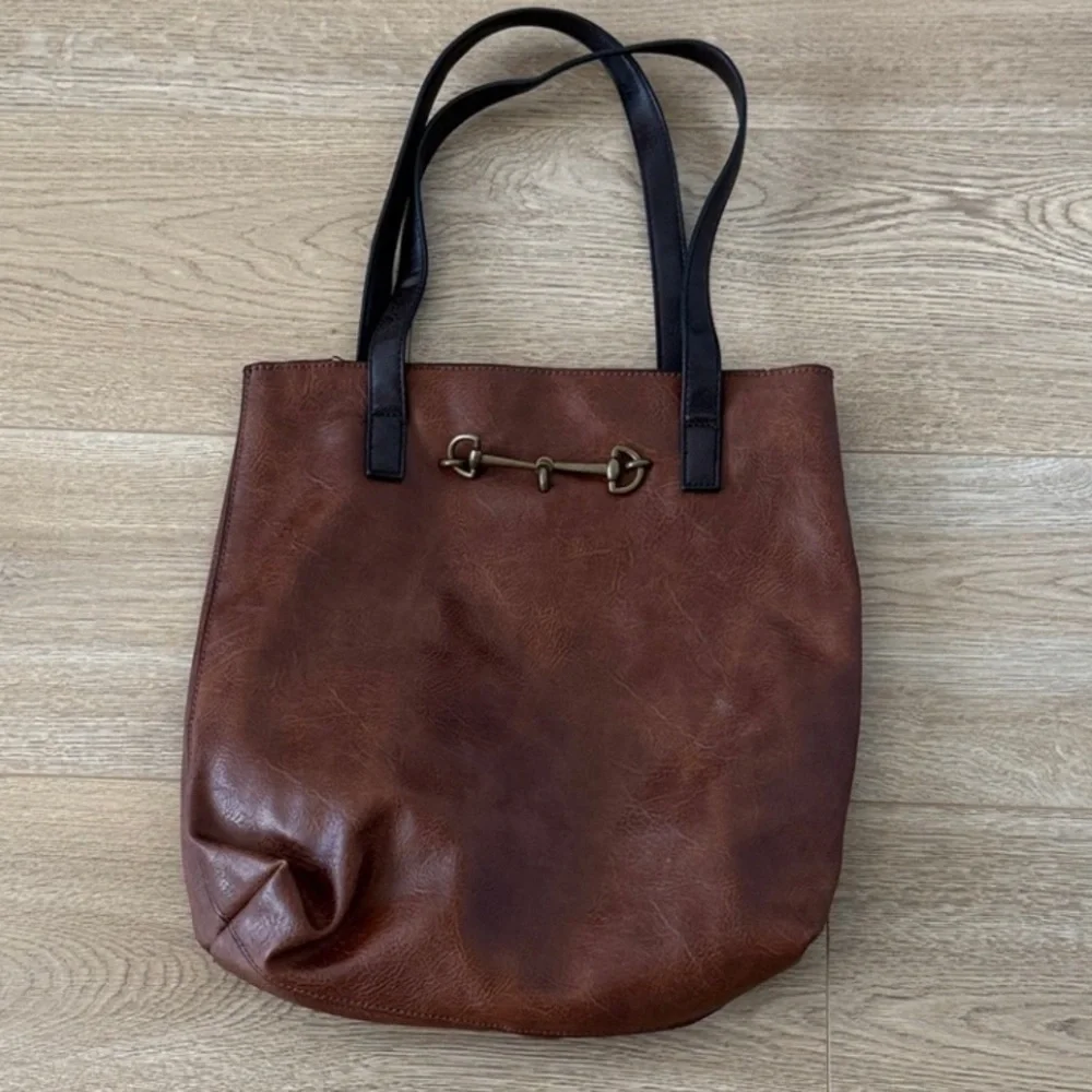 Tote Bag Faux Leather handbag Womens